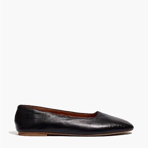 Madewell Cory Flats - True Black Leather - Size 8